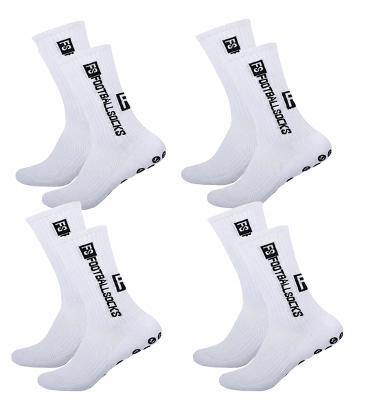 Grip Socks med Silikongrepp – 4-pack, stl. 36-42