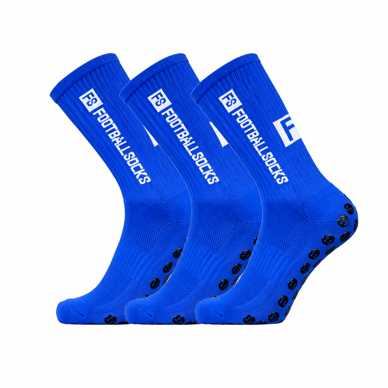 Grip Socks med Silikongrepp – 3-pack, stl. 34-39