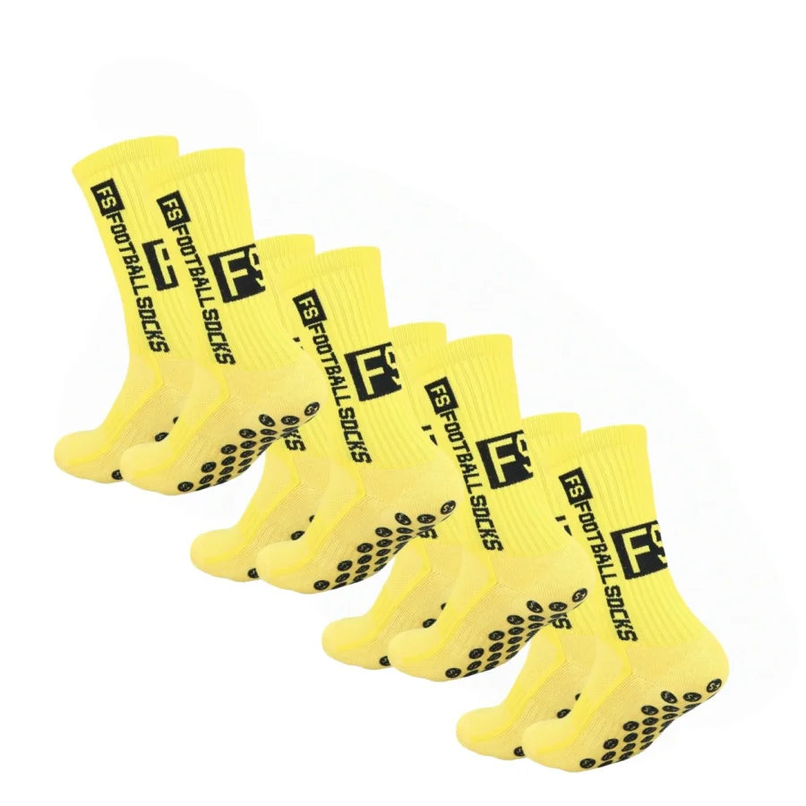 Grip Socks med Silikongrepp – 4-pack, stl. 39-46
