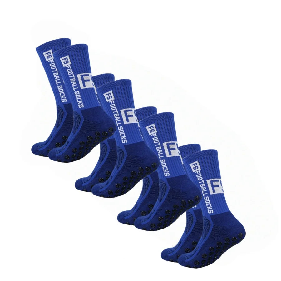 Grip Socks med Silikongrepp – 4-pack, stl. 39-46